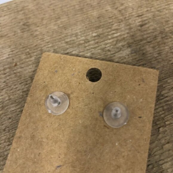 Heart Shaped Banded Agate Earrings - Picture 3 of 4